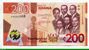 200 Cedis Buste de 6 grands Dirigeants RARETE