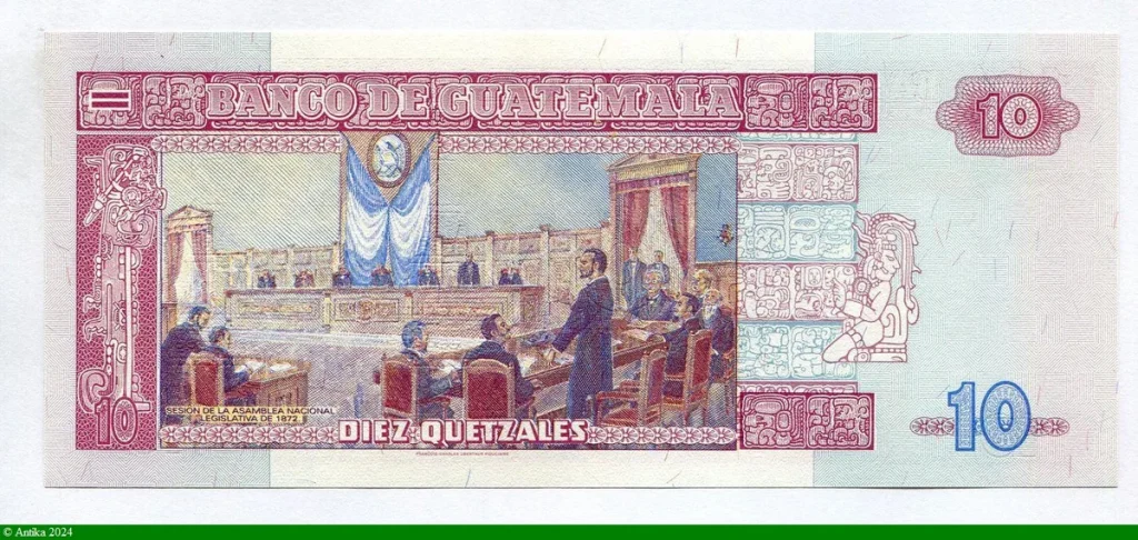 10 Quetzales M.G Granados