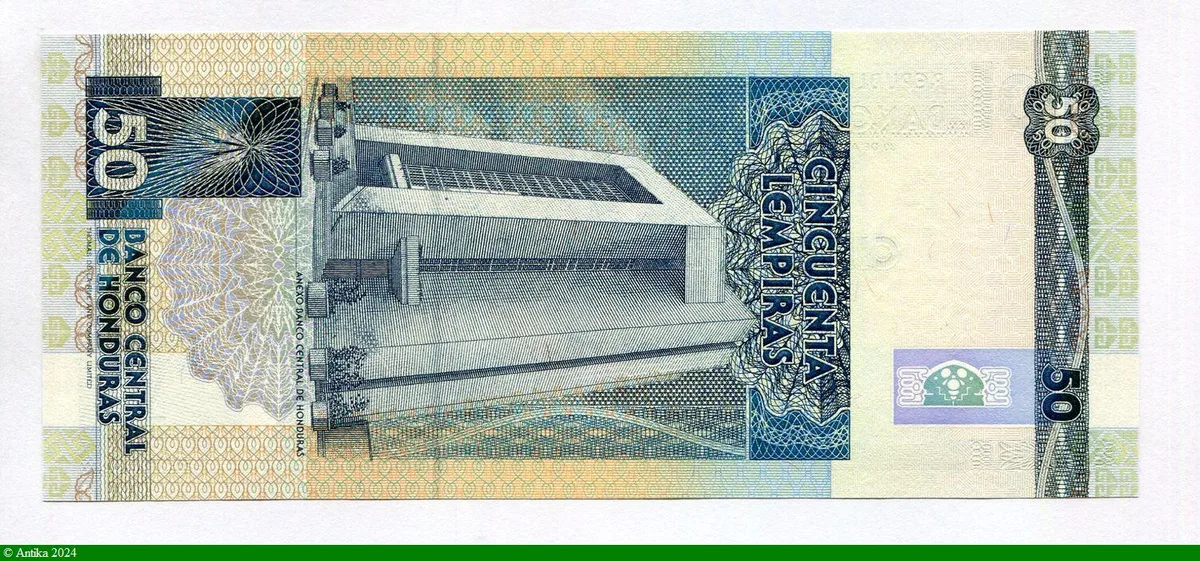 50 Lempiras Manuel Galvez Duron