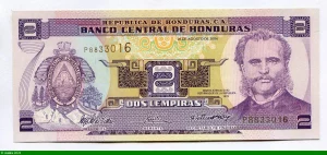 2 Lempiras M.A.Soto