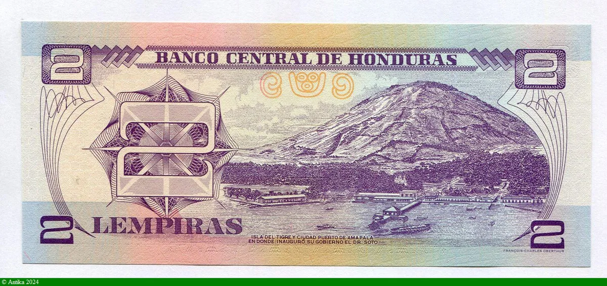 2 Lempiras M.A.Soto