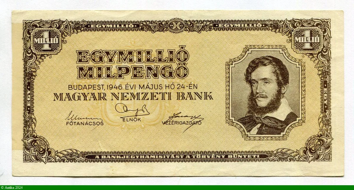 1 000 000 Pengo Lajos Kossuth