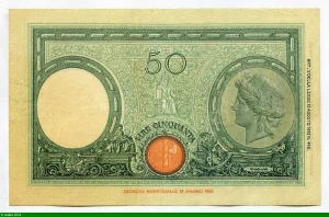 50 Lire Italia & 2 enfants