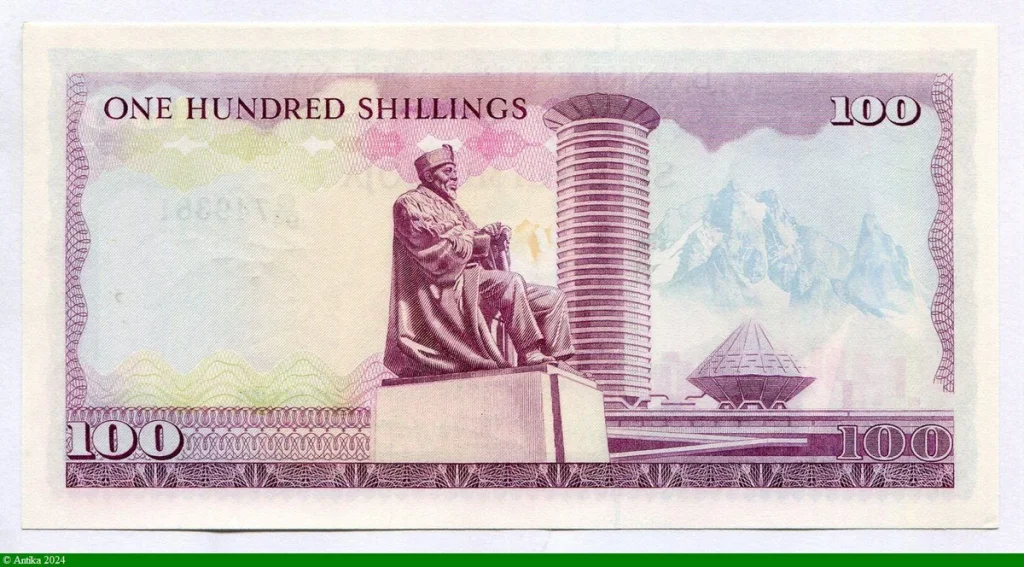 100 Shilingi Président Mzee Jomo Kenyatta * *
