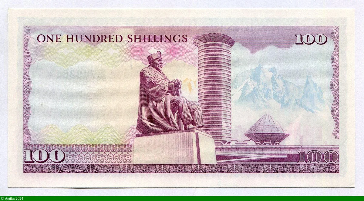 100 Shilingi Président Mzee Jomo Kenyatta * *