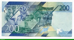 200 Shilingi Statue de Kenyatta