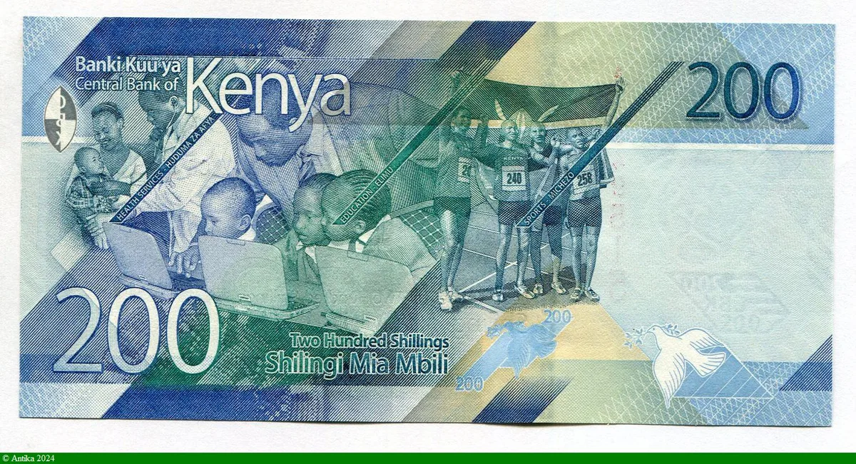 200 Shilingi Statue de Kenyatta