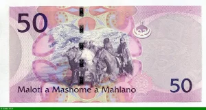 50 Maloti Les 3 Rois Moshoeshoe I & II & Letsie II