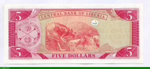 5 Dollars Edward J.Roye