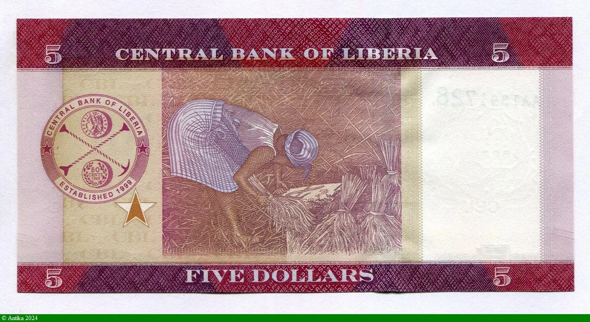 5 Dollars Edward J.Roye * *