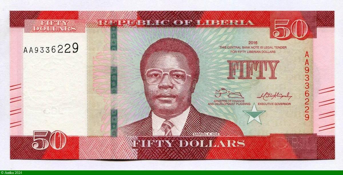 50 Dollars Samuel K.Doe