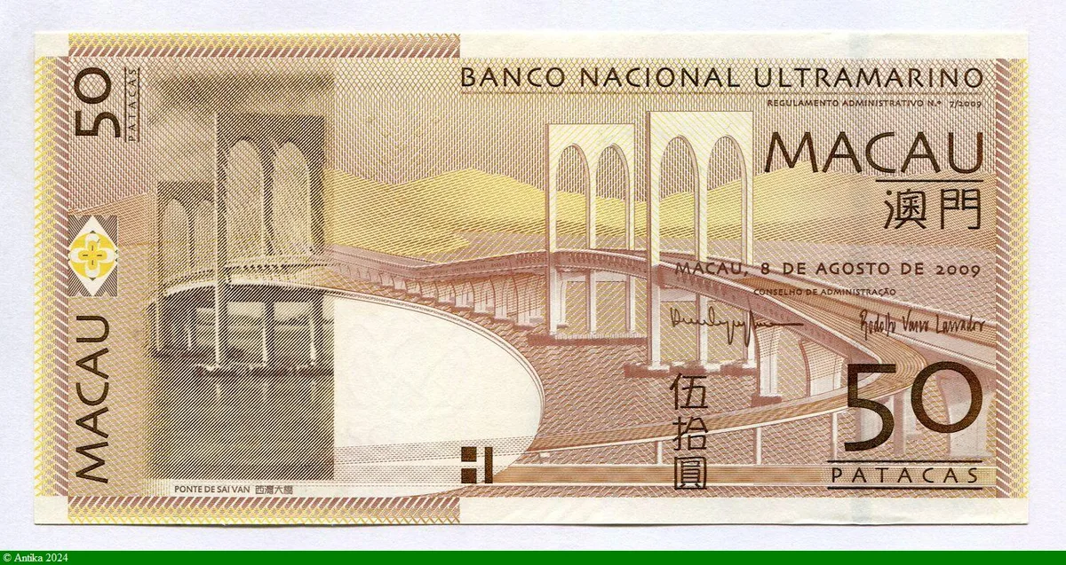 50 Patacas Pont de Sai Van