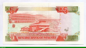 5 Kwacha Président Dct Hastings Kamuzu Banda