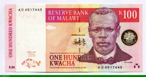100 Kwacha Portrait John Chilembwe