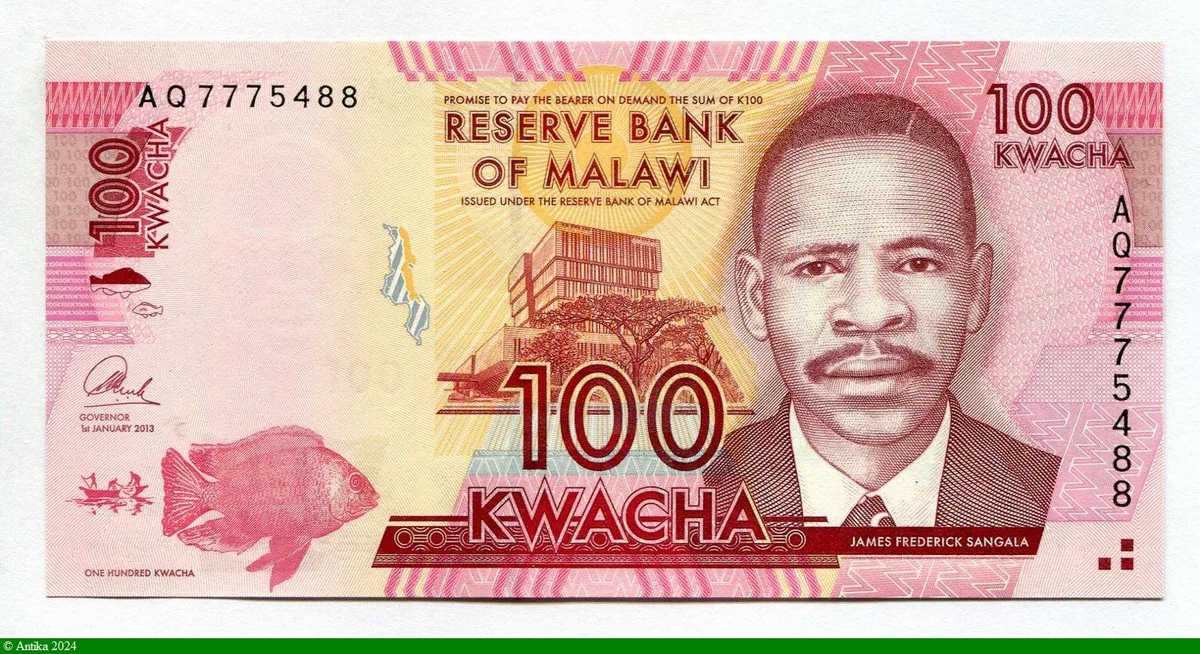 100 Kwacha J.F Sangala