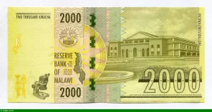2000 Kwacha Portrait Révérend John Chilembwe