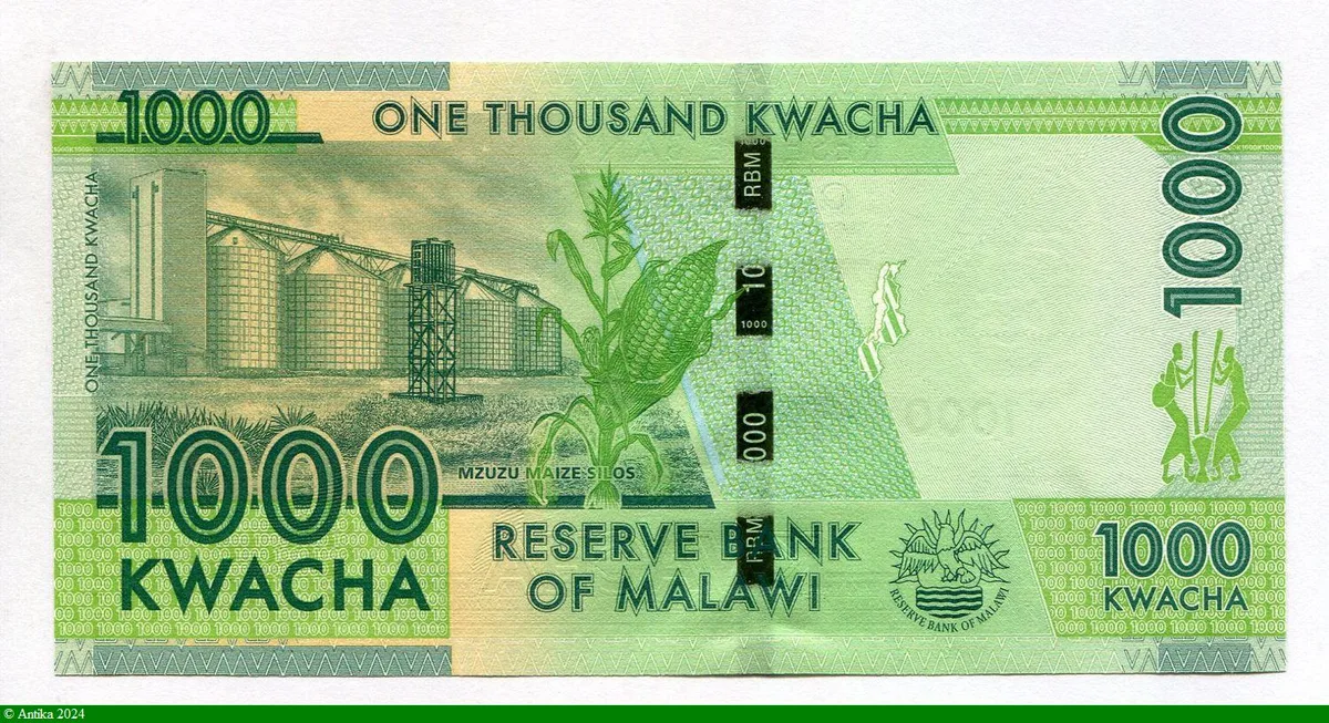 1000 Kwacha Président Dct Hastings Kamuzu Banda