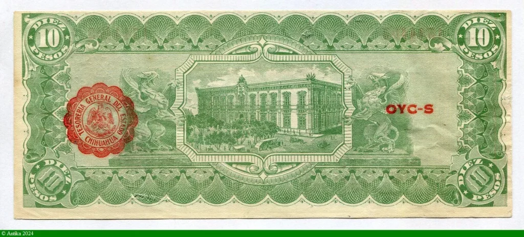 10 Pesos Estado de Chihuahua