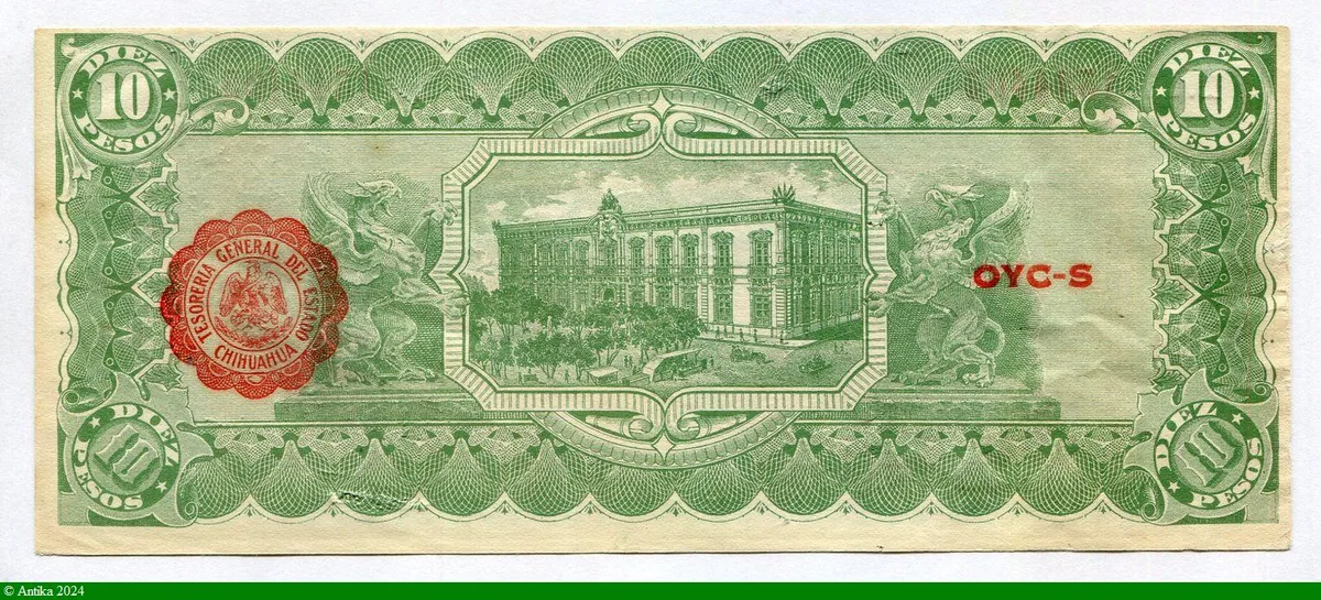 10 Pesos Estado de Chihuahua