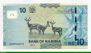 10 Dollars Namibien Dct Sam Nujoma * *