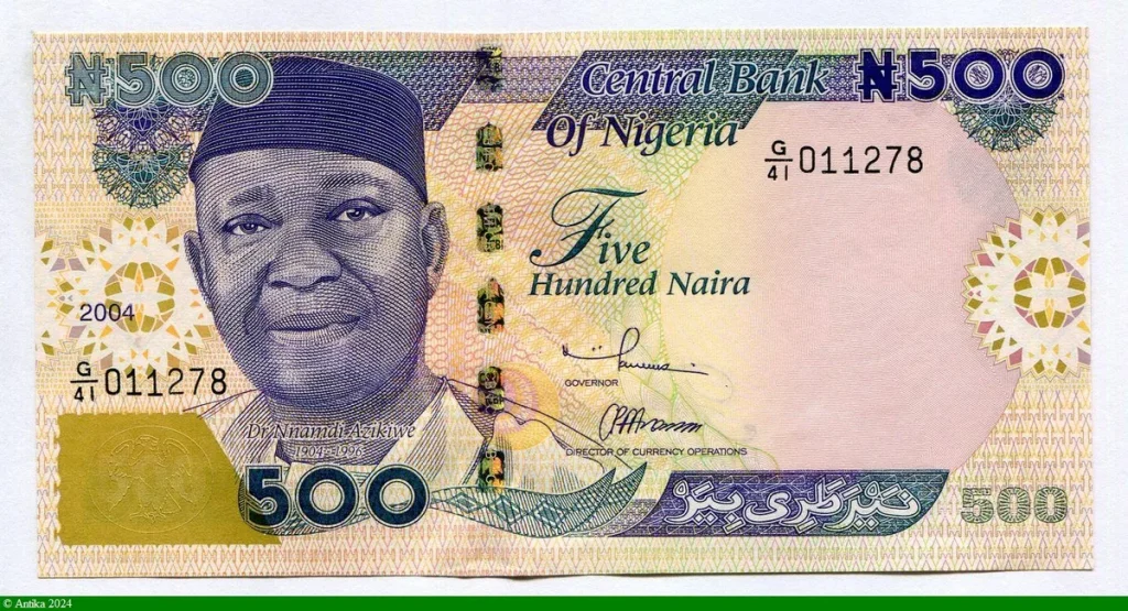 500 Naira Dct Nnamdi Azikiwe