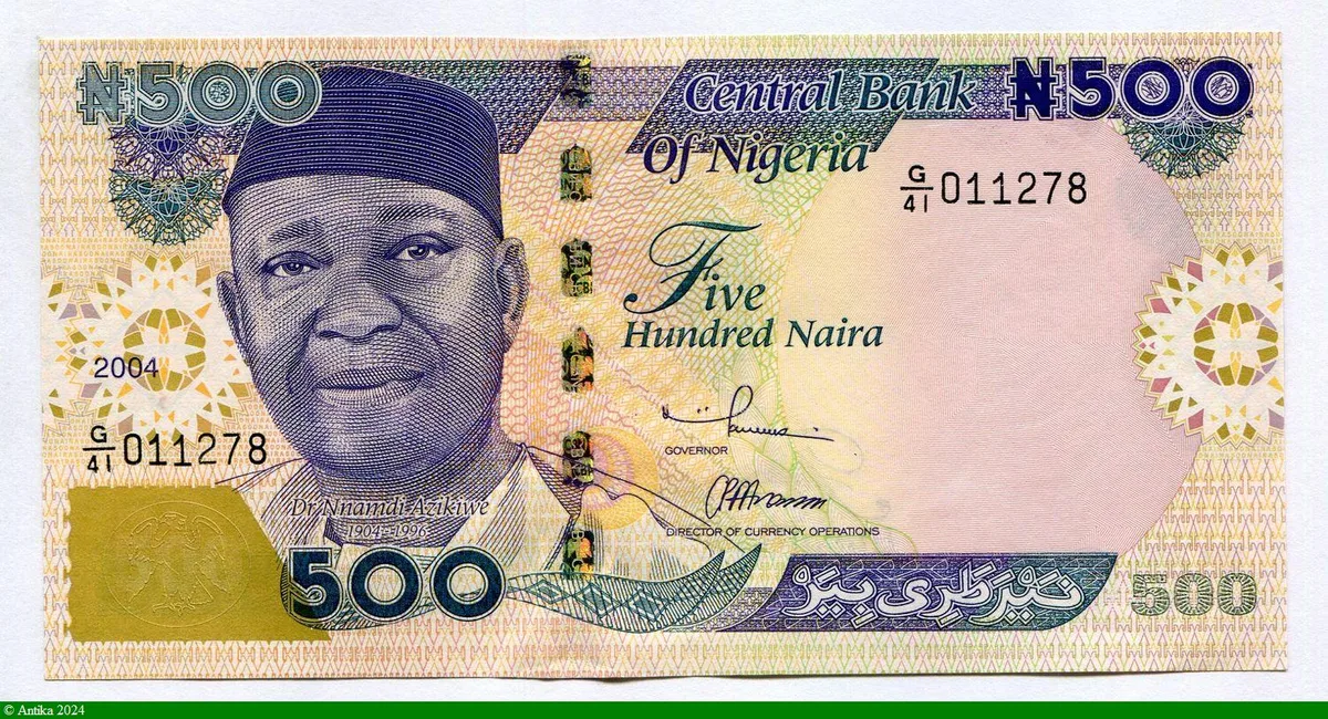 500 Naira Dct Nnamdi Azikiwe