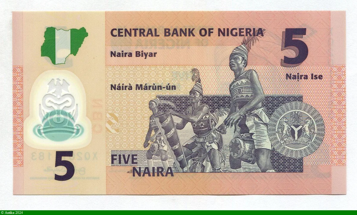 5 Naira A.Sir A.Tafawa Salewa