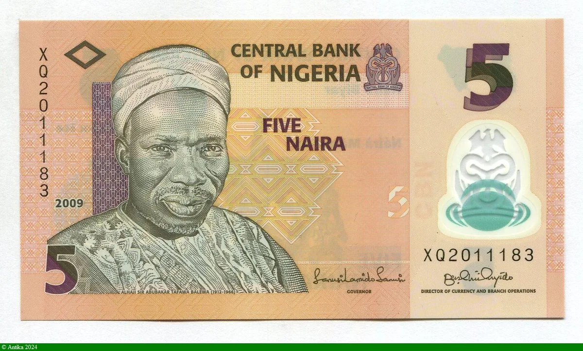 5 Naira A.Sir A.Tafawa Salewa