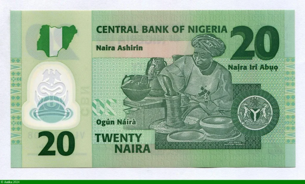 20 Naira Général Murtala R. Muhammed (1938-1976).