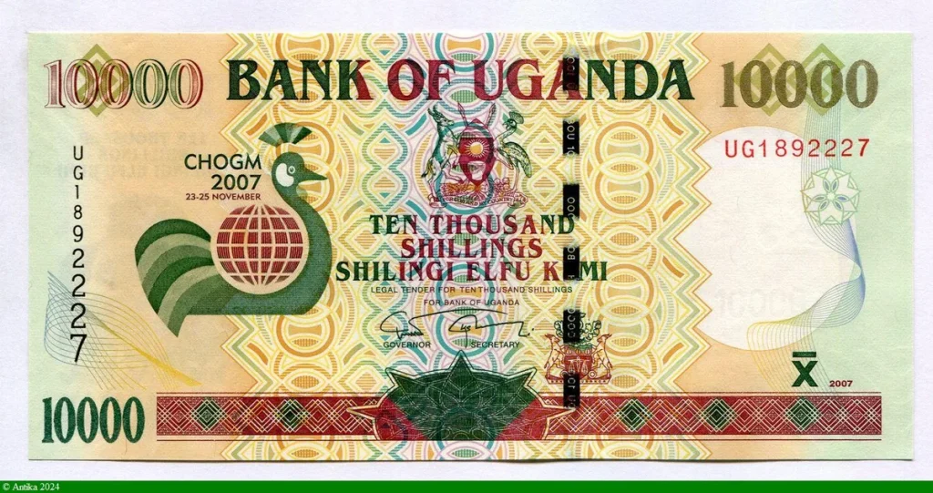 10000 Shillings Barrage d' Owen Falls