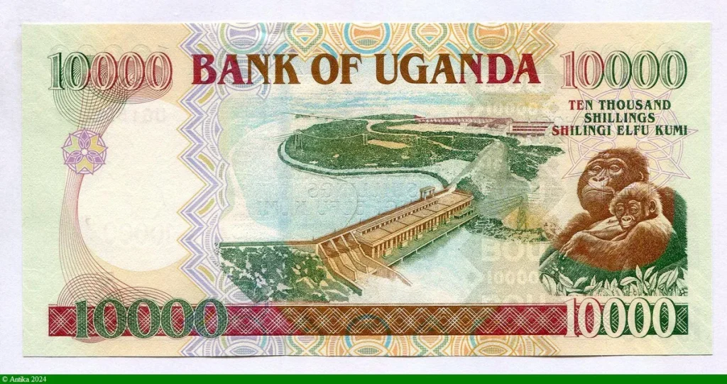 10000 Shillings Barrage d' Owen Falls