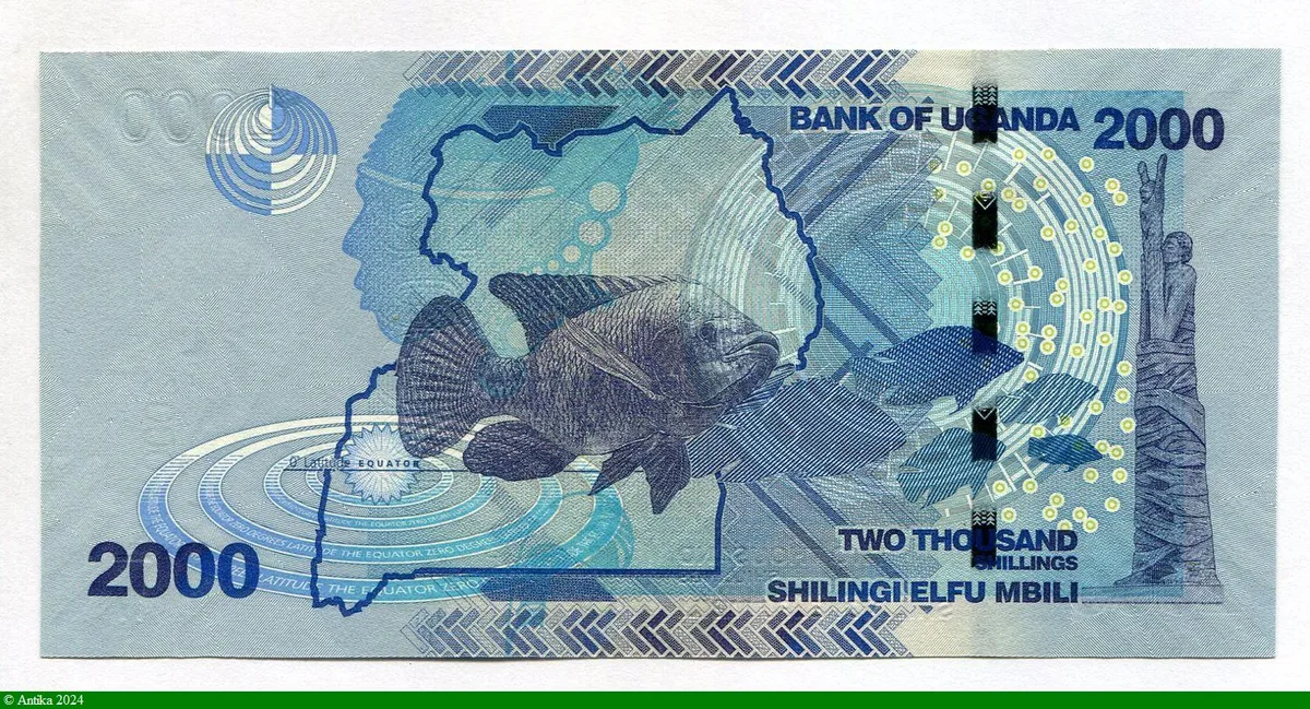 2000 Shillings Poissons * *