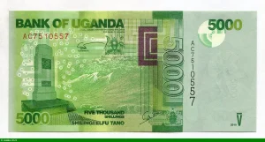 5000 Shillings Monument de la Seconde Guerre mondiale * *