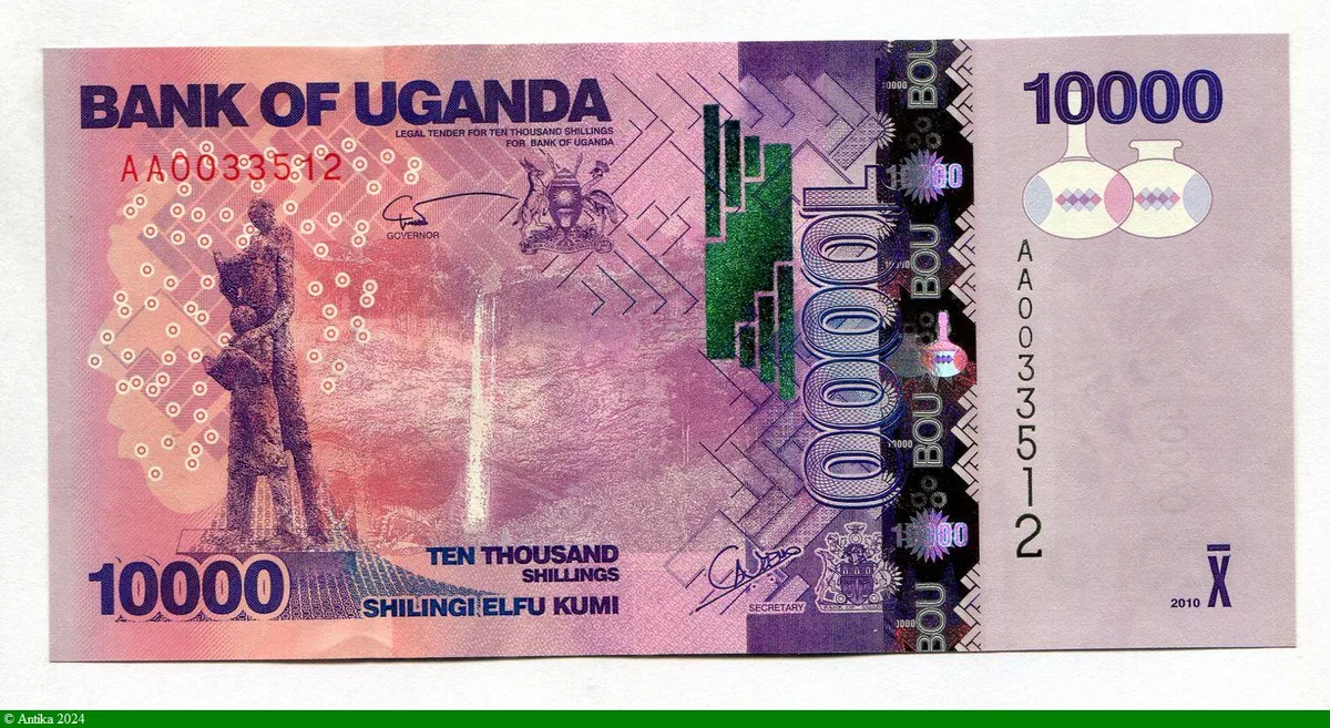 10000 Shillings Cascade d'eau & Statue * *