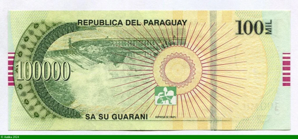 100 000 Guaranies San Roque González de Santa Cruz (1576-1628)