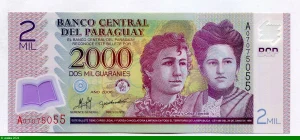 2000 Guaranies Adela & Celsa Speratti * *