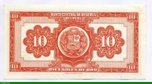 10 Soles de Oro Liberty Assise