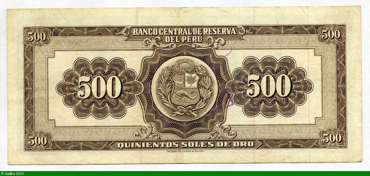 500 Soles de Oro Liberty Assise