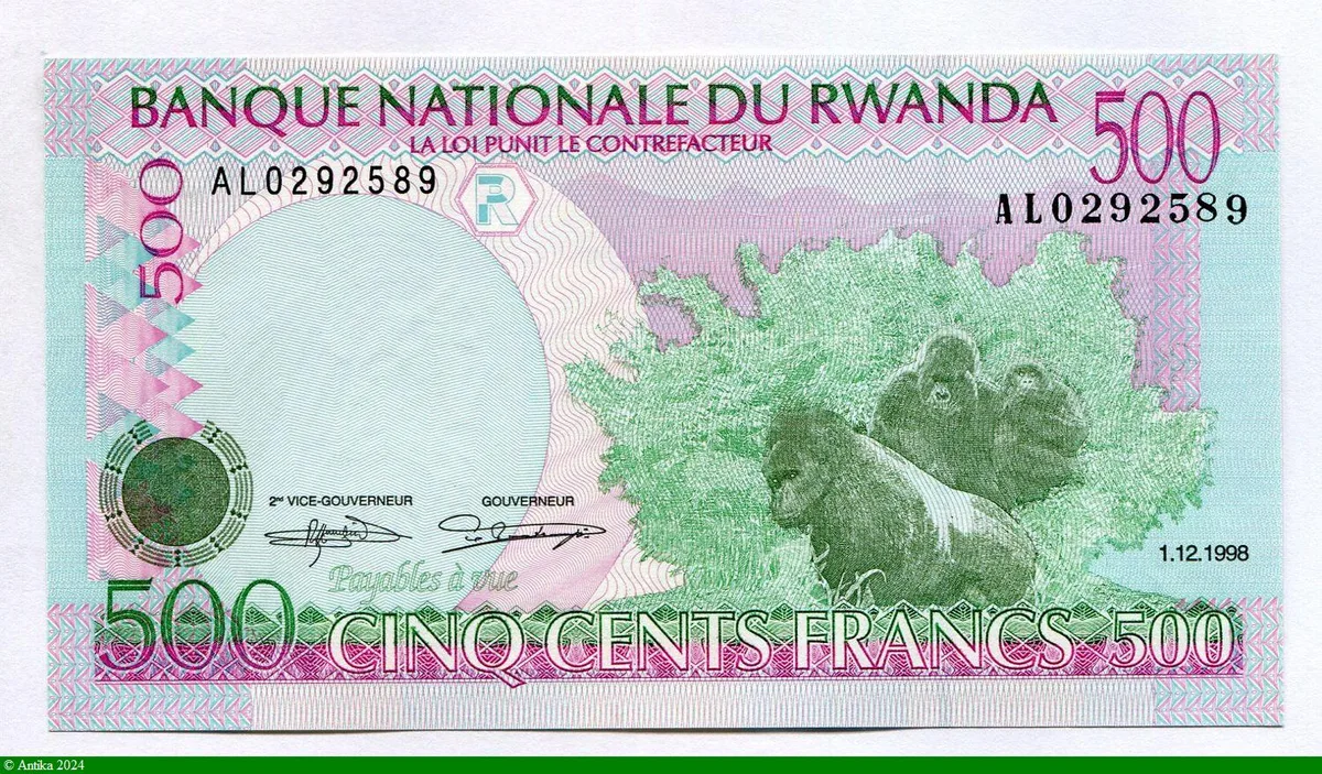 500 Francs Gorilles * *
