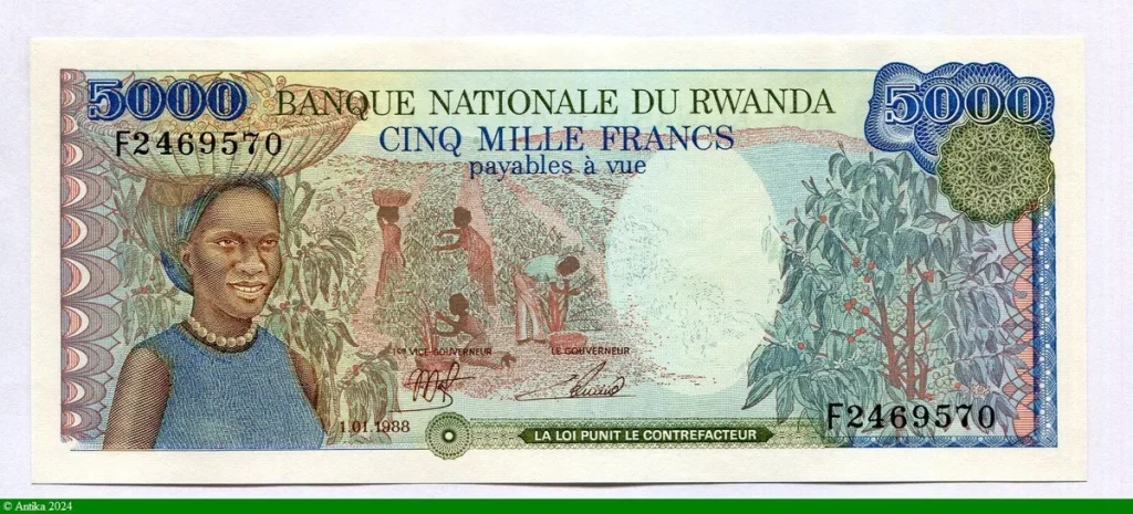 5000 Francs Femme & Plantation de Café PROMOTION