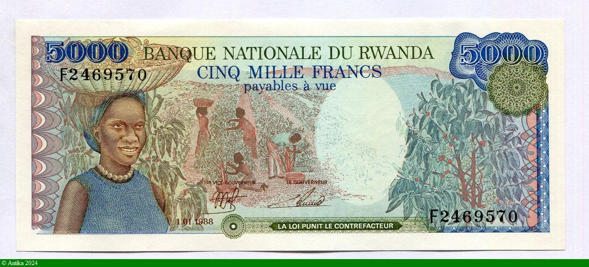 5000 Francs Femme & Plantation de Café PROMOTION