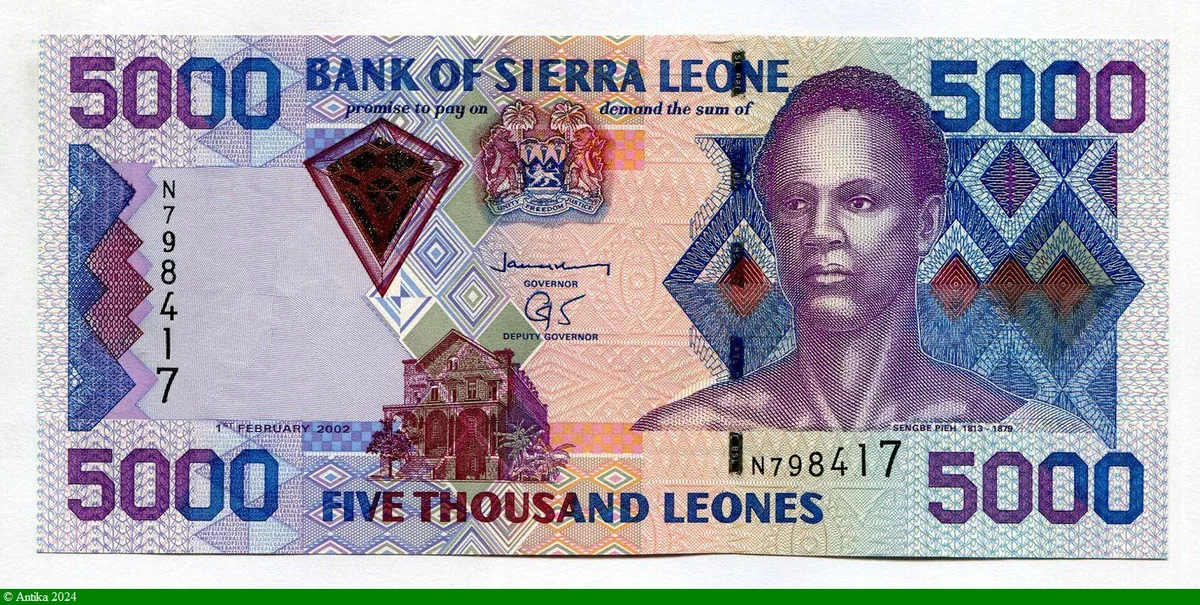 5000 Leones Sengbe Pieh