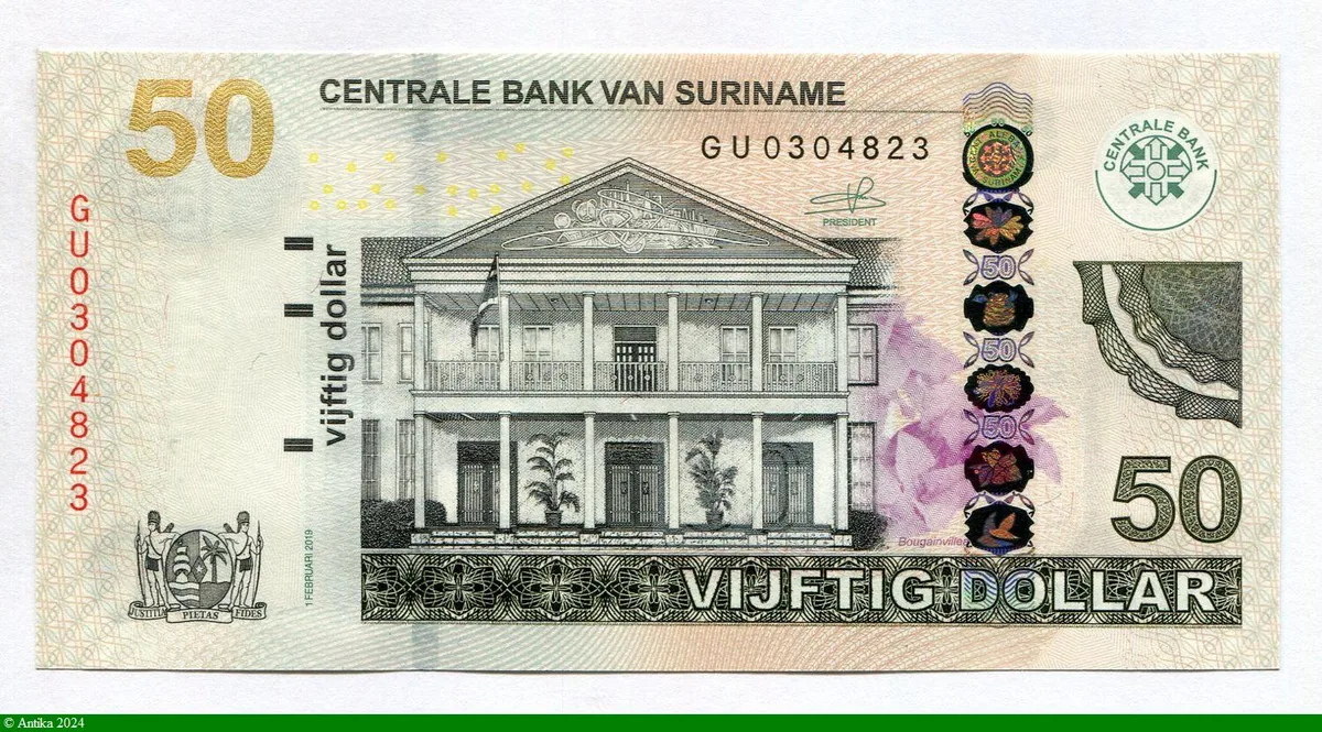 50 Dollars Banque Centrale