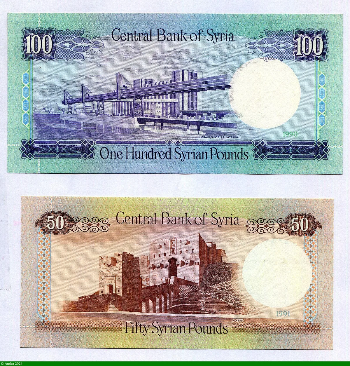 Lot de 2 Billets 50 & 100 Pounds