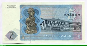 5 Zaïres Mobutu & Léopard