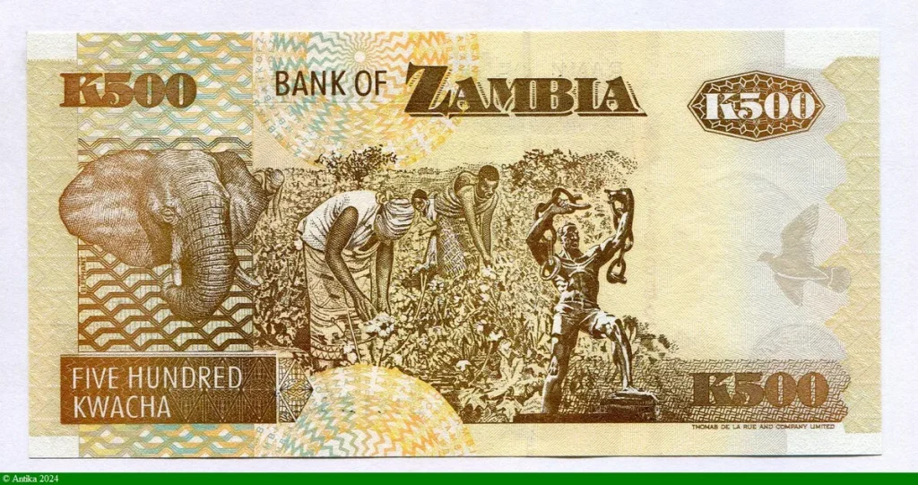 500 Kwacha Aigle pêcheur
