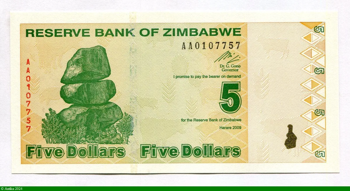 5 Dollars Roche de Chiremba