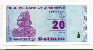 20 Dollars Roche de Chiremba