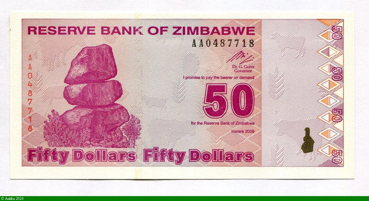 50 Dollars Roche de Chiremba