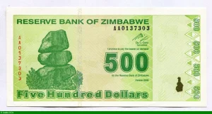 500 Dollars Roche de Chiremba